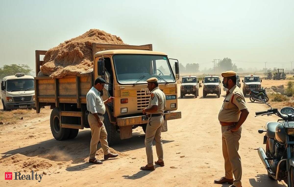 Illegal sand smuggling busted in multiple operations in Nagpur district
