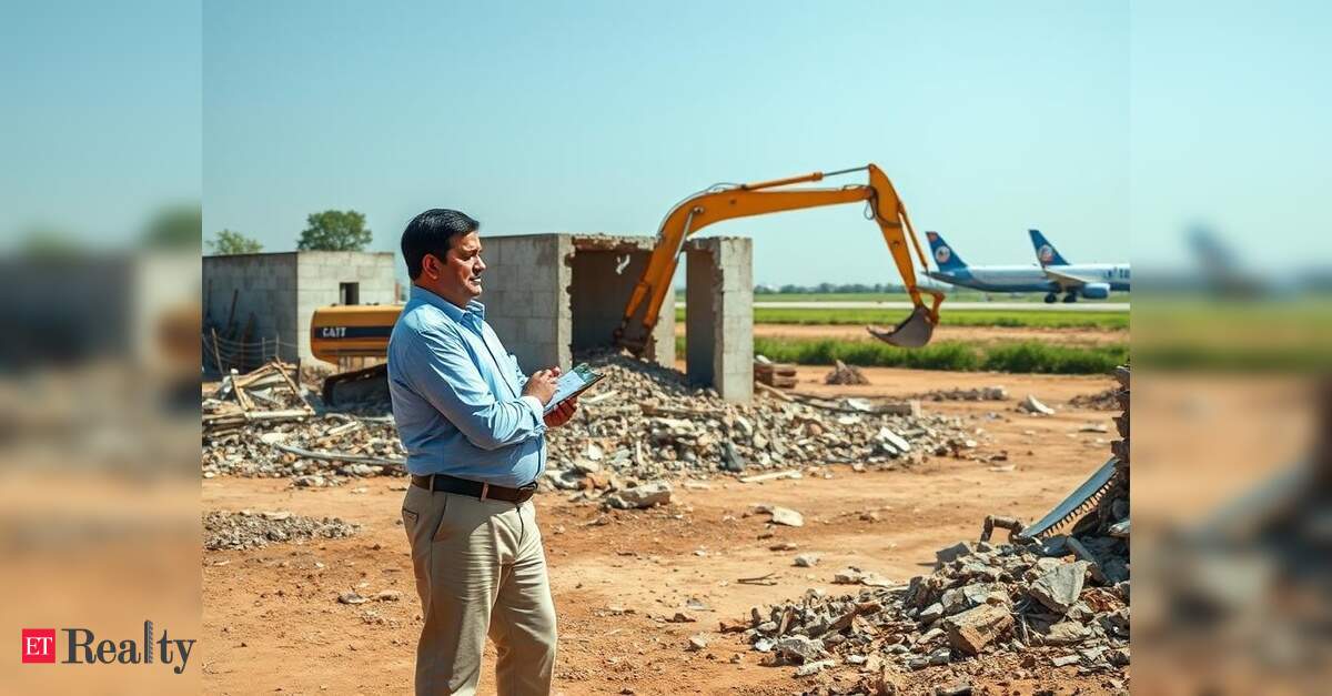 Pune civic body razes illegal structures in funnel zone after Ahmedabad crash