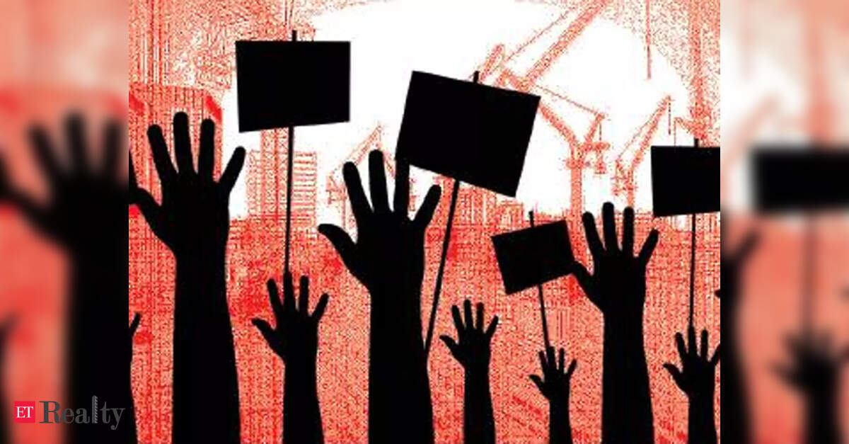 Gurugram: Homebuyers protest as MRG Meridian flats remain undelivered