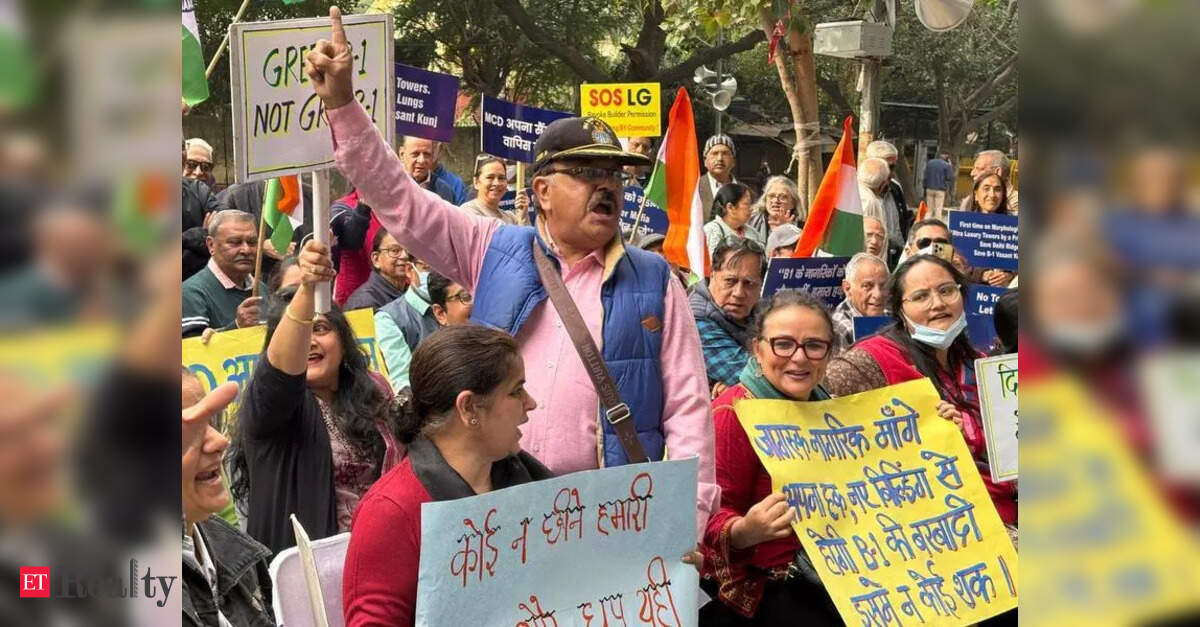 Vasant Kunj Residents Protest Group Housing on Morphological Ridge